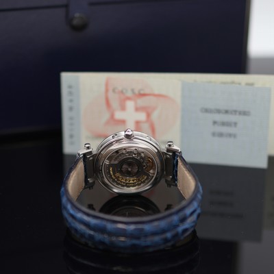 27127020d - FORGET Classic D Chronometer Herrenarmbanduhr Nr. D 174 mit Tag und Datum, Automatik, ...