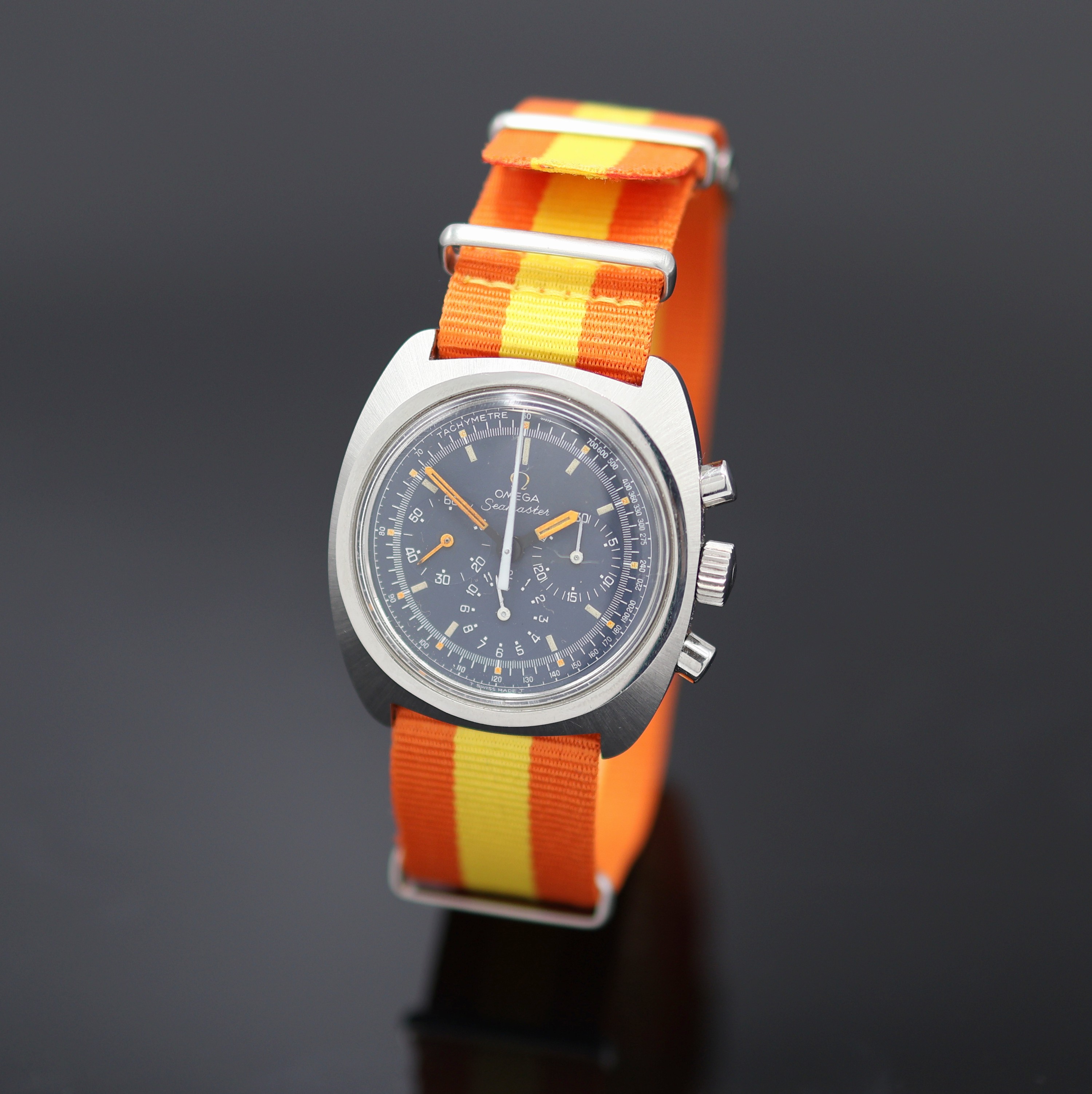 Image 27127130 - OMEGA Seamaster Armbandchronograph Referenz 145.029, Handaufzug, Schweiz um 1971, ...