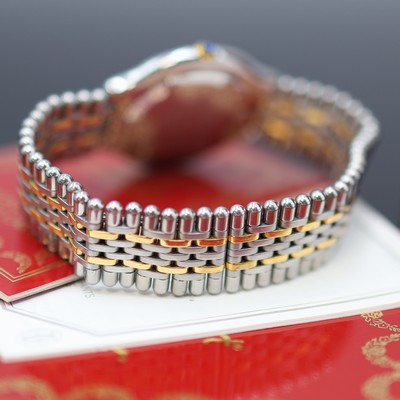 27127227c - CARTIER Armbanduhr Linie 21, quarz, Edelstahl/Gold kombiniert, Gliederband m. dopp. ...