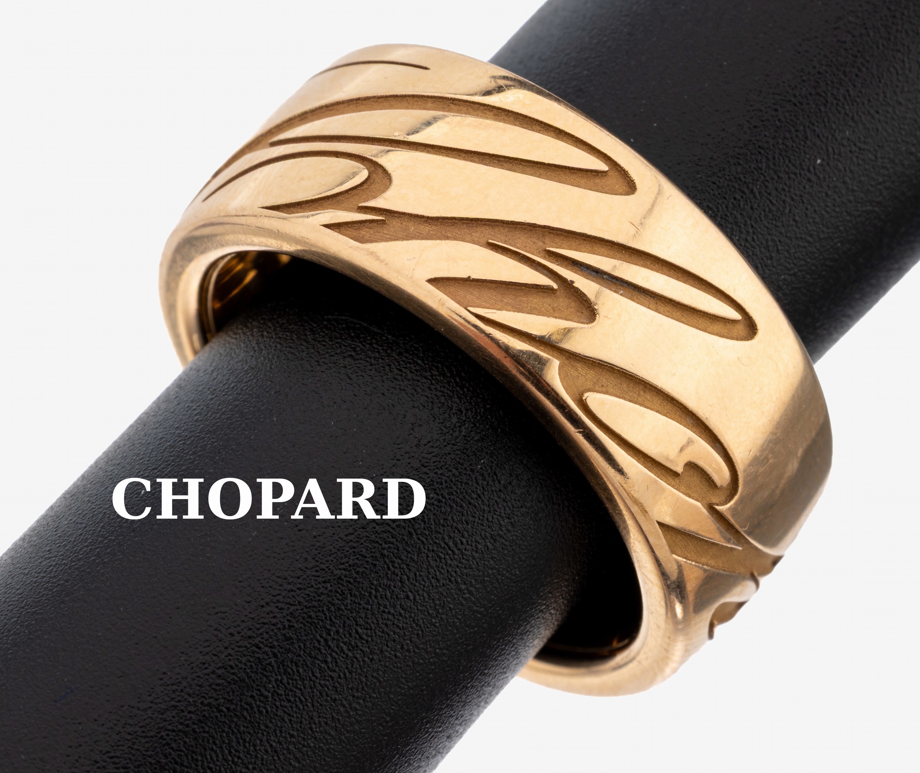 Image 27127340 - 18 kt Gold CHOPARD Ring, RoseG 750/000, CHOPARDISSIMO Serie, rundum Chopard- ...