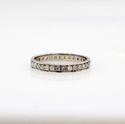 Image Memoryring mit Diamanten, 925er Silber, Diam. zus. ca. 0.65 ct get.Weiß/p, RW ca. 54 ...