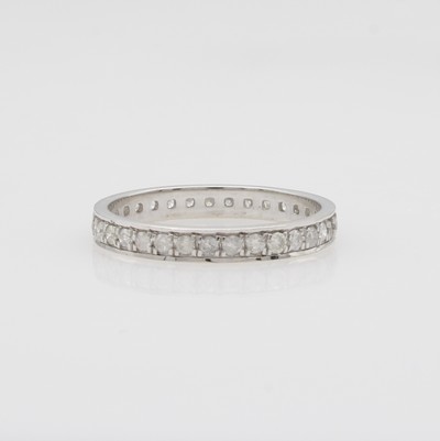 Image Memoryring mit Diamanten, 925er Silber, Diam. zus. ca. 0.65 ct get.Weiß/p, RW ca. 54 ...