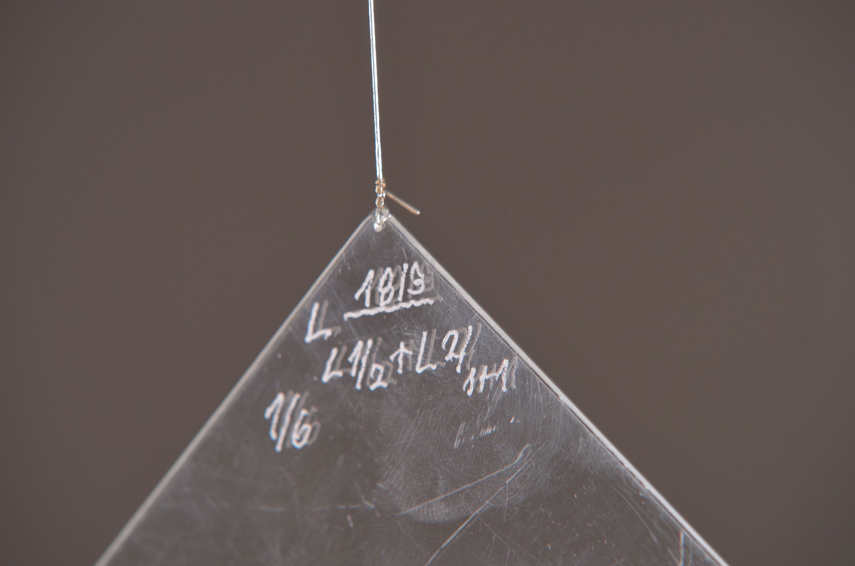 Detail a: Hans-Hagen Hartter, 1943 Berlin-2001 Heidelberg, kinetische Skulptur bzw. Mobile Objekt, No. 1 (Mönch) aus der Serie der sog. ...