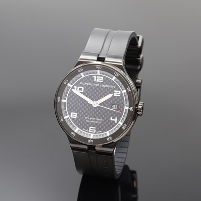 Image PORSCHE DESIGN Flat Six gents wristwatch reference 6350.43,, self winding, on both sides ...
