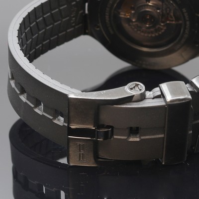 27127489b - PORSCHE DESIGN Flat Six Herrenarmbanduhr Referenz 6350.43,, Automatik, beids. vergl. ...