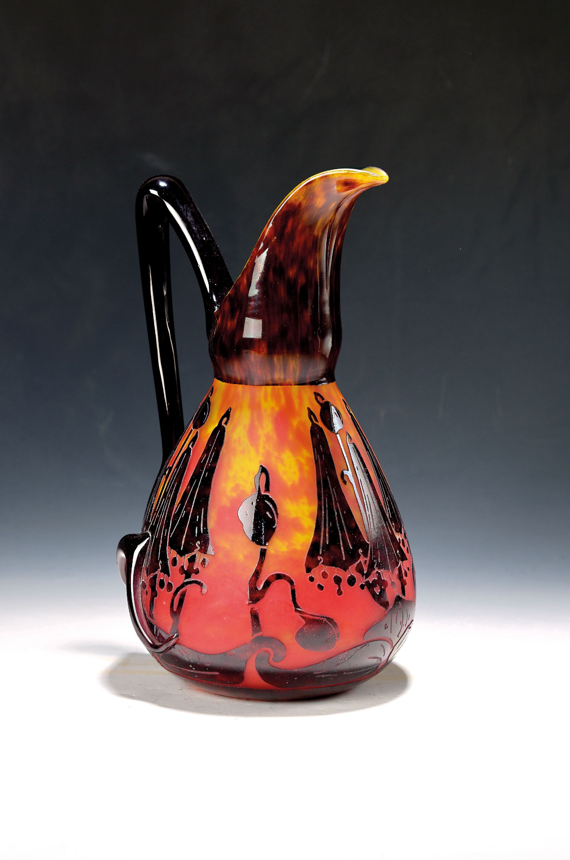 Image 27127669 - Hoher Krug, Le verre francais/Schneider, 1920er Jahre, farbloses Schichtglas, mit ...