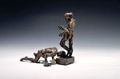 27127674a - Gunther Stilling, 1943 Srpski - 2024 HeilbronnPlastik/Bronzefigur, patiniert, St. Martin ...