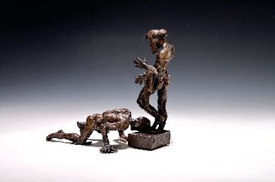 27127674r - Gunther Stilling, 1943 Srpski - 2024 HeilbronnPlastik/Bronzefigur, patiniert, St. Martin ...