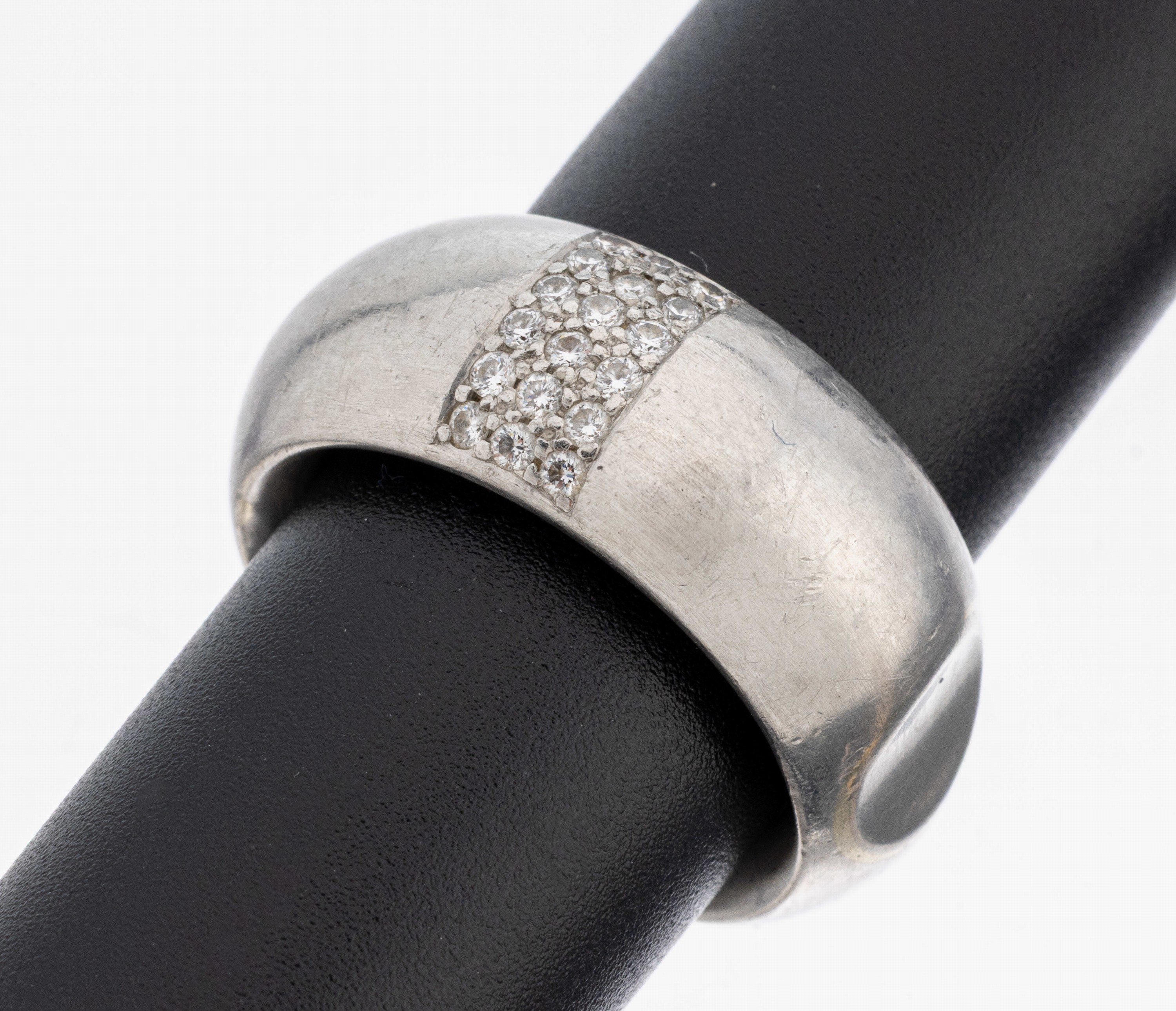 Image 27127755 - Platin Brillant-Ring, Pt 950/000, schwere massive Verarbeitung, 18 Brillanten zus. ca. ...