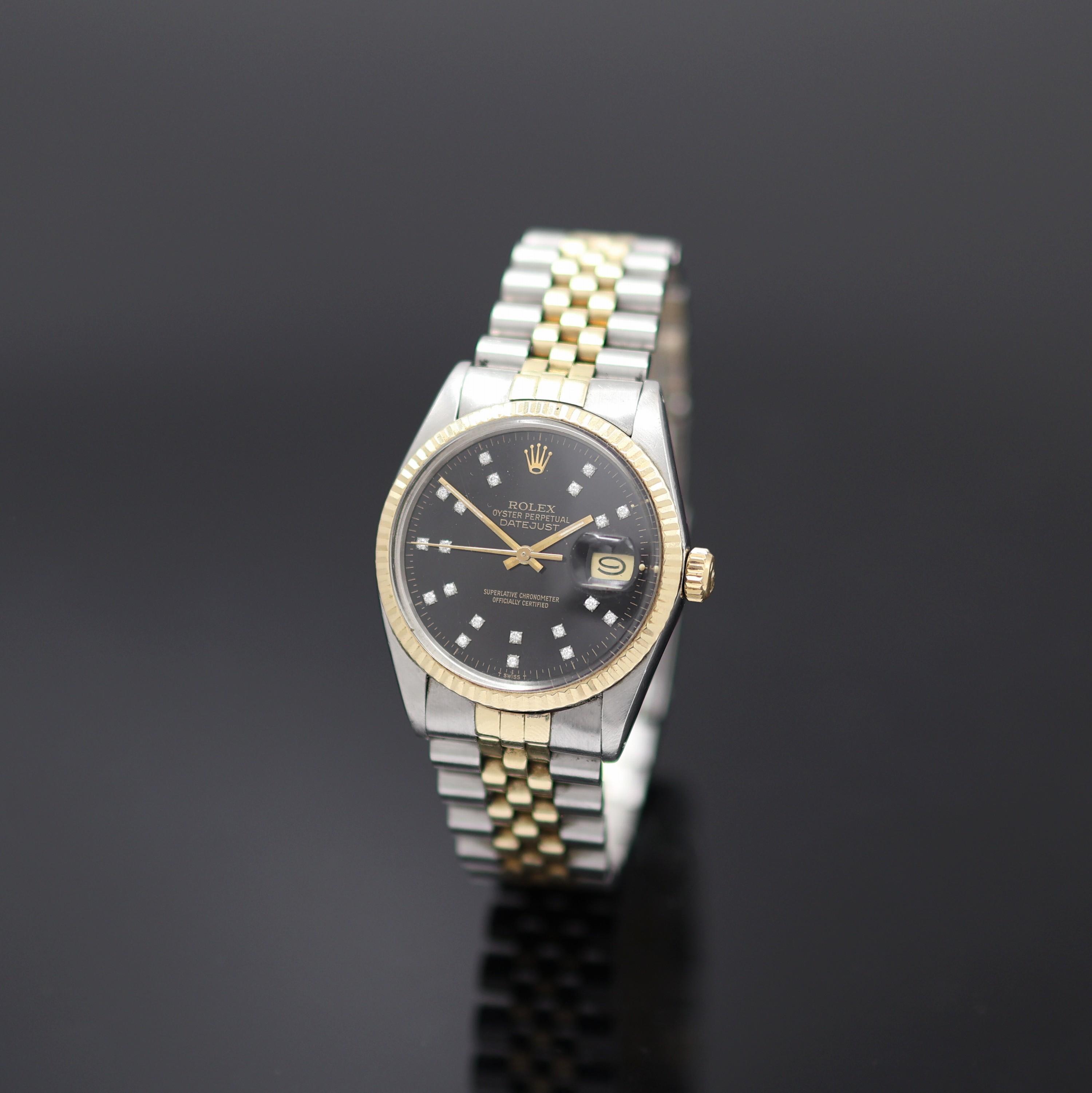 Image 27127771 - ROLEX Herrenarmbanduhr Oyster Perpetual Datejust Referenz 16013, Automatik, Schweiz um ...