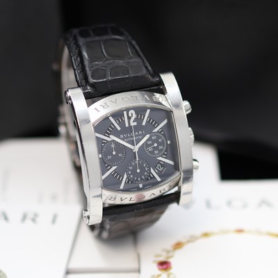 27127769b - BULGARI Armbandchronograph Modellserie Assioma Referenz AA48SCH, Schweiz lt. beil. Pap. ...