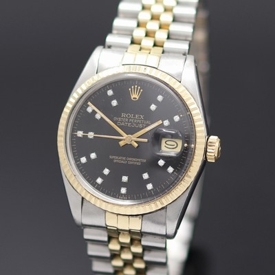 27127771a - ROLEX Herrenarmbanduhr Oyster Perpetual Datejust Referenz 16013, Automatik, Schweiz um ...