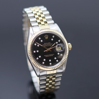 27127771b - ROLEX Herrenarmbanduhr Oyster Perpetual Datejust Referenz 16013, Automatik, Schweiz um ...