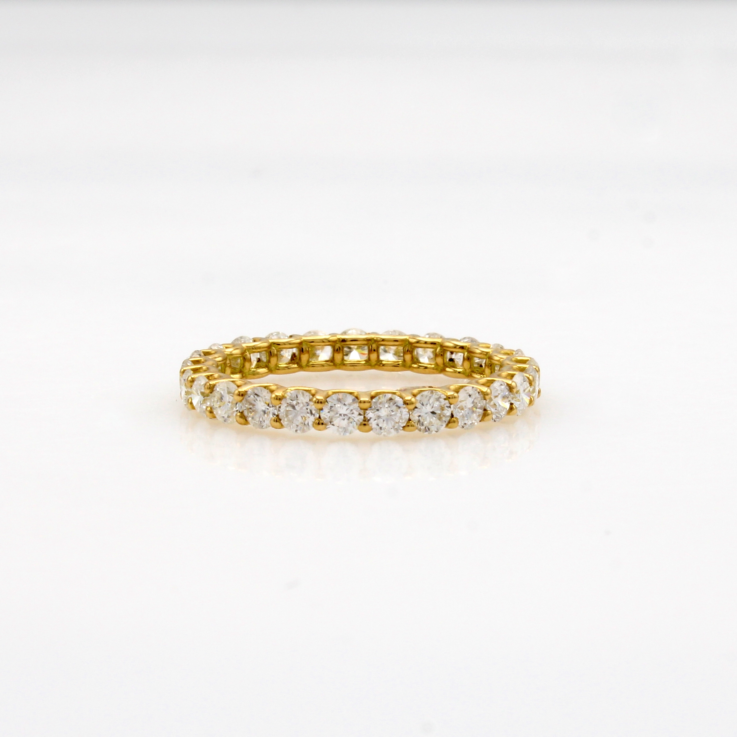 Image 27127818 - Memoryring mit Brillanten, GG 750/000, 25 Brill. zus. ca. 1.45 ct ...