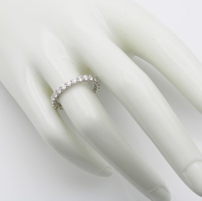 27127816a - Memoryring mit Brillanten, WG 750/000, 26 Brill. zus. ca. 1.48 ct ...