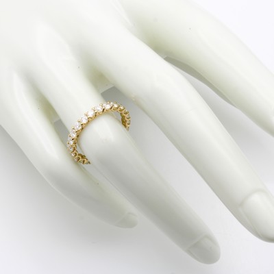 27127817a - Memoryring mit Brillanten, GG 750/000, 24 Brill. zus. ca. 1.63 ct ...