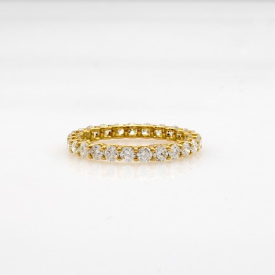 Image Memoryring mit Brillanten, GG 750/000, 25 Brill. zus. ca. 1.45 ct ...