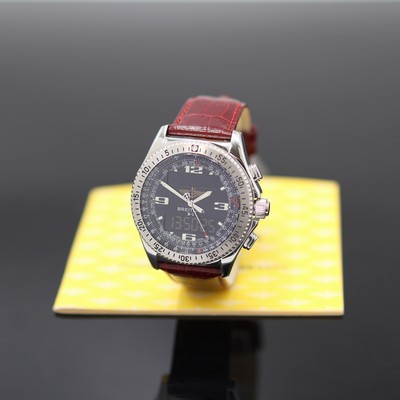 Image BREITLING multifunctional chronograph series B1 reference A68362, quartz, stainless steel ...