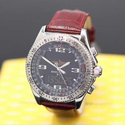 27127892a - BREITLING Multifunktionschronograph Modellserie B1 Referenz A68362, quarz, Edelstahlgeh. ...