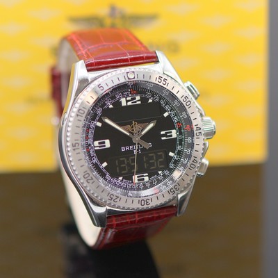 27127892b - BREITLING Multifunktionschronograph Modellserie B1 Referenz A68362, quarz, Edelstahlgeh. ...