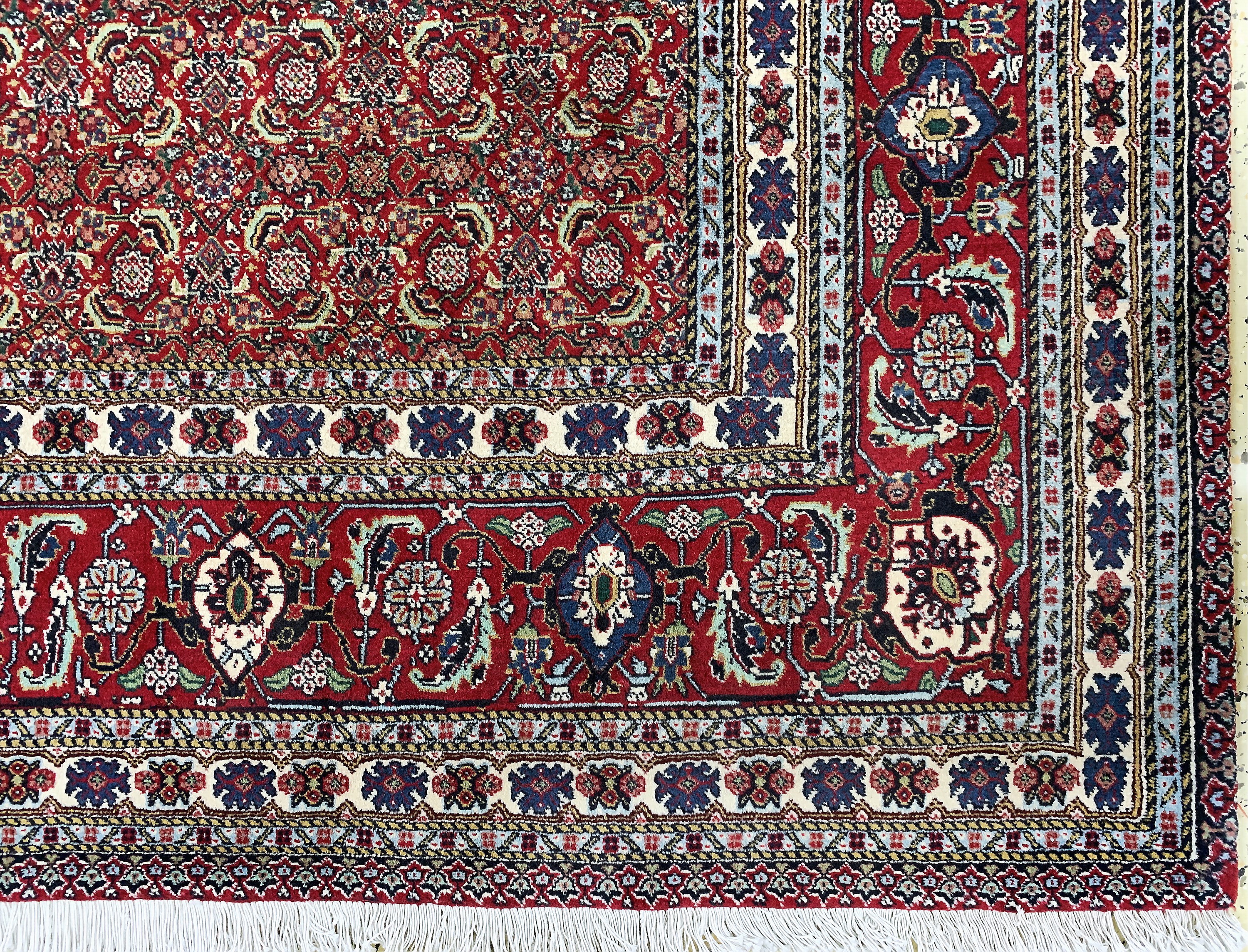 Detail a: Sarab fein, Persien, Ende 20.Jhd, Korkwolleauf Baumwolle, ca. 280 x 202 cm, EHZ: 1-2