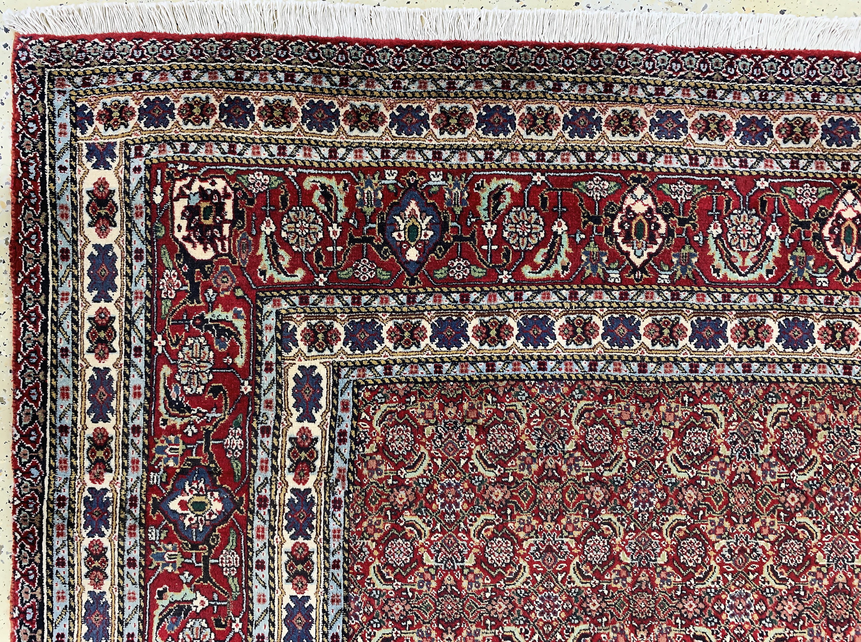 Detail f: Sarab fein, Persien, Ende 20.Jhd, Korkwolleauf Baumwolle, ca. 280 x 202 cm, EHZ: 1-2