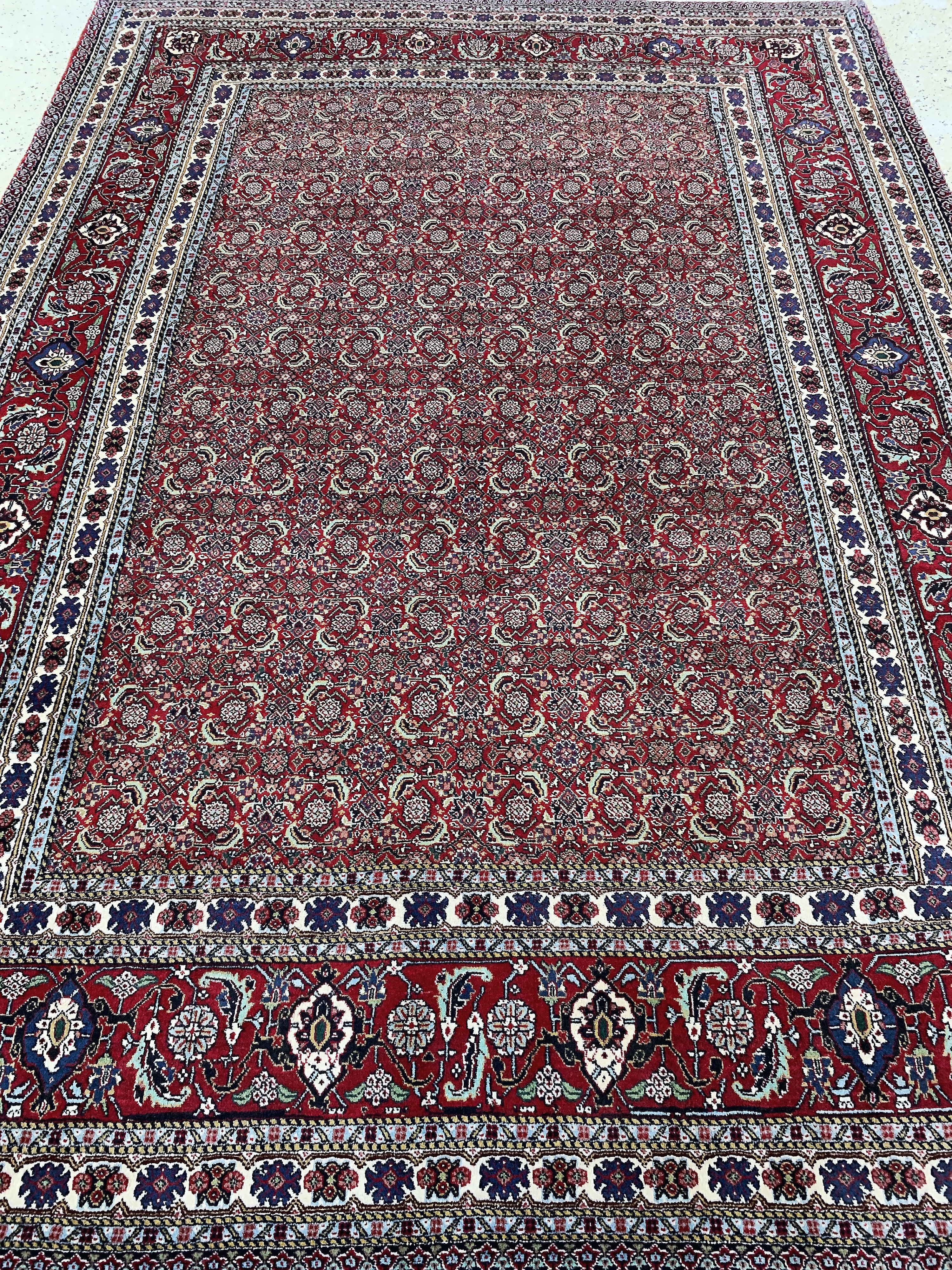 Detail g: Sarab fein, Persien, Ende 20.Jhd, Korkwolleauf Baumwolle, ca. 280 x 202 cm, EHZ: 1-2