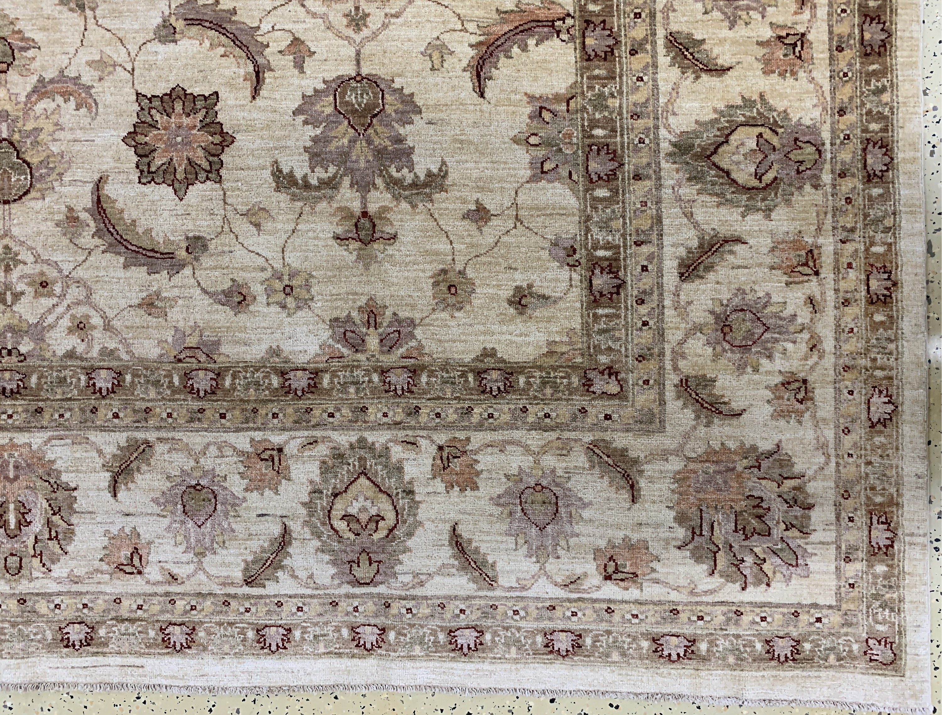 Detail a: Sigler, Pakistan, Ende 20.Jhd, Wolle auf Baumwolle, ca. 356 x 274 cm, EHZ: 1-2