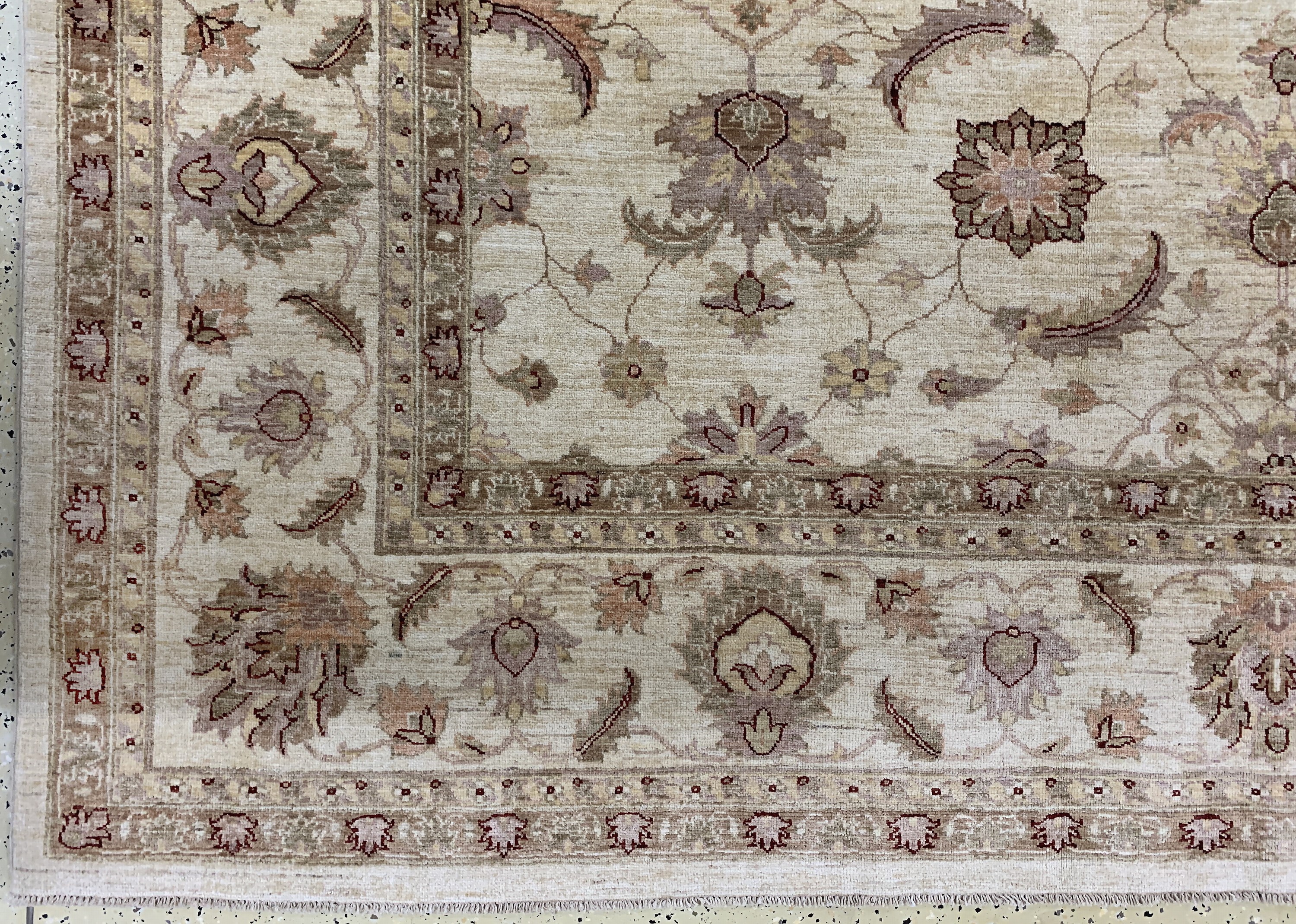 Detail b: Sigler, Pakistan, Ende 20.Jhd, Wolle auf Baumwolle, ca. 356 x 274 cm, EHZ: 1-2