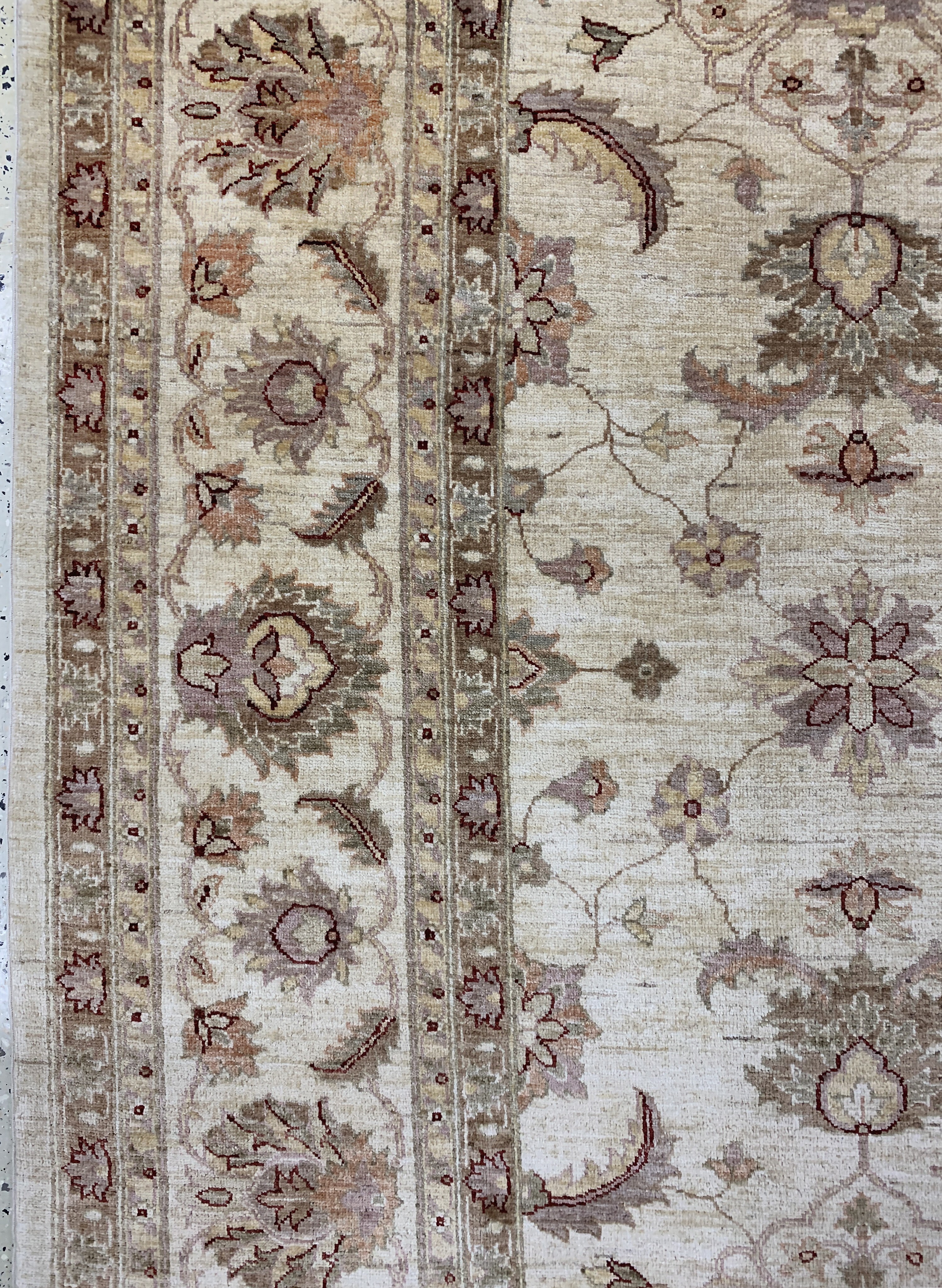 Detail c: Sigler, Pakistan, Ende 20.Jhd, Wolle auf Baumwolle, ca. 356 x 274 cm, EHZ: 1-2