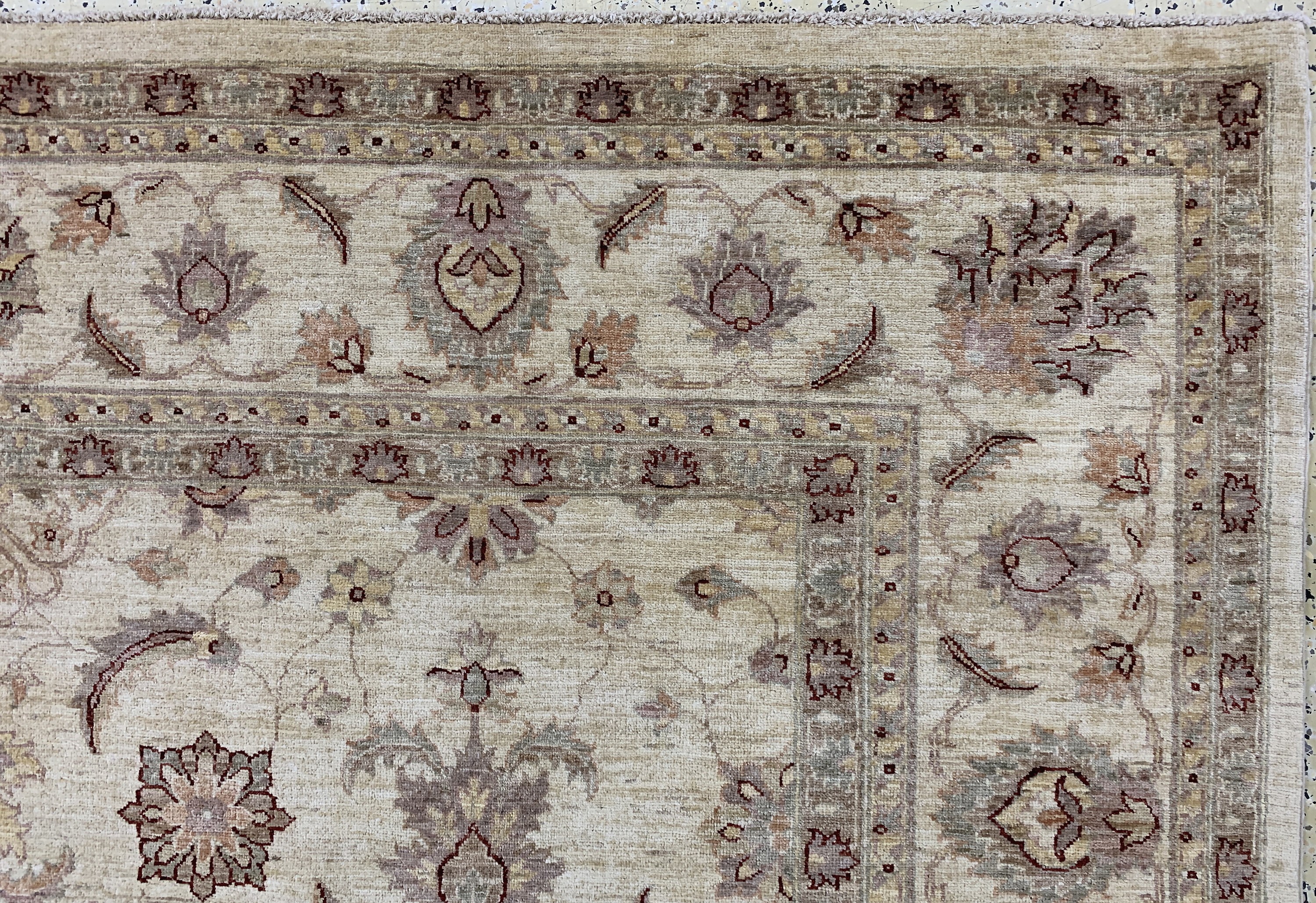 Detail f: Sigler, Pakistan, Ende 20.Jhd, Wolle auf Baumwolle, ca. 356 x 274 cm, EHZ: 1-2