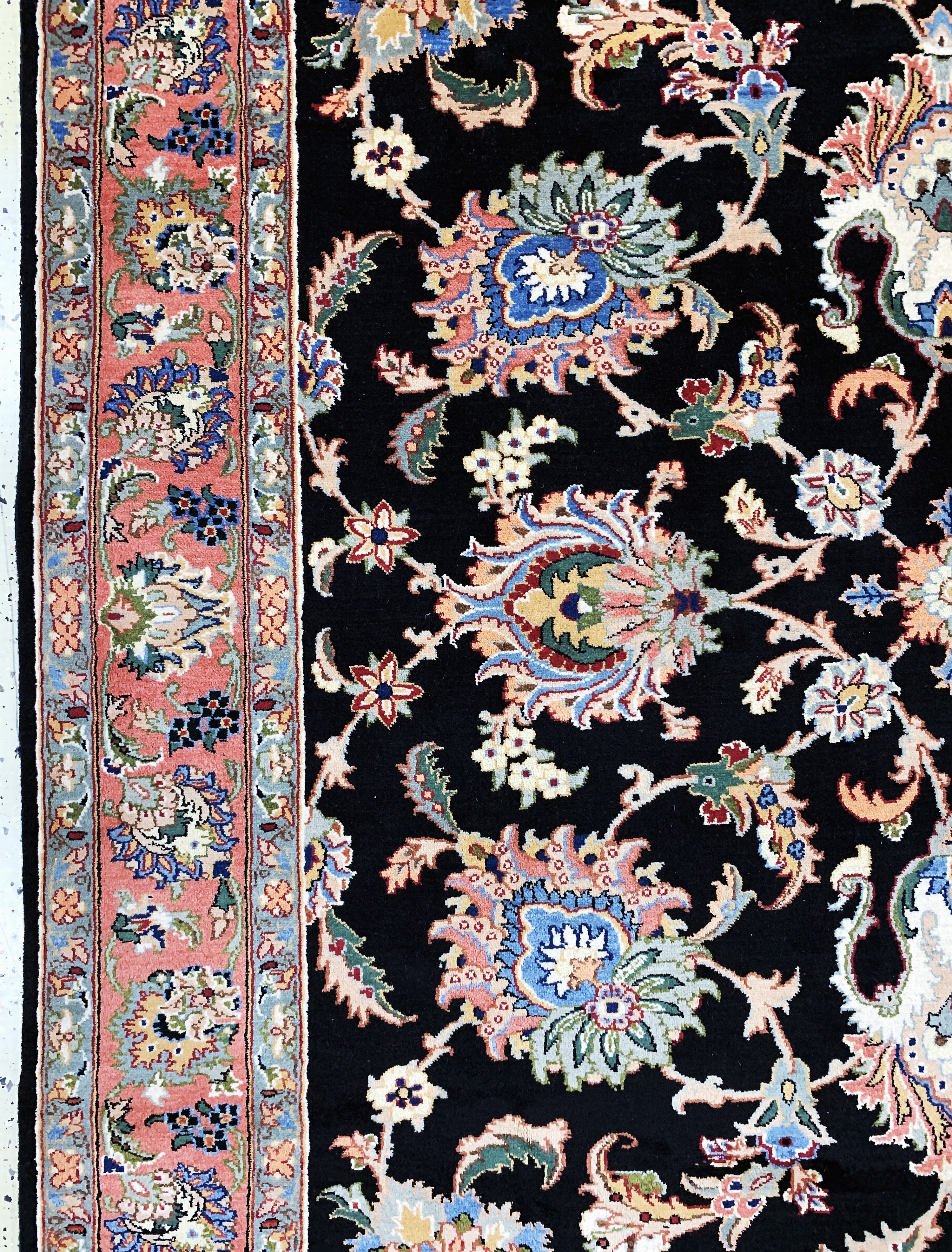 Detail c: Yazd, Persien, Ende 20.Jhd, Wolle auf Baumwolle, ca. 305 x 207 cm, EHZ: 1-2