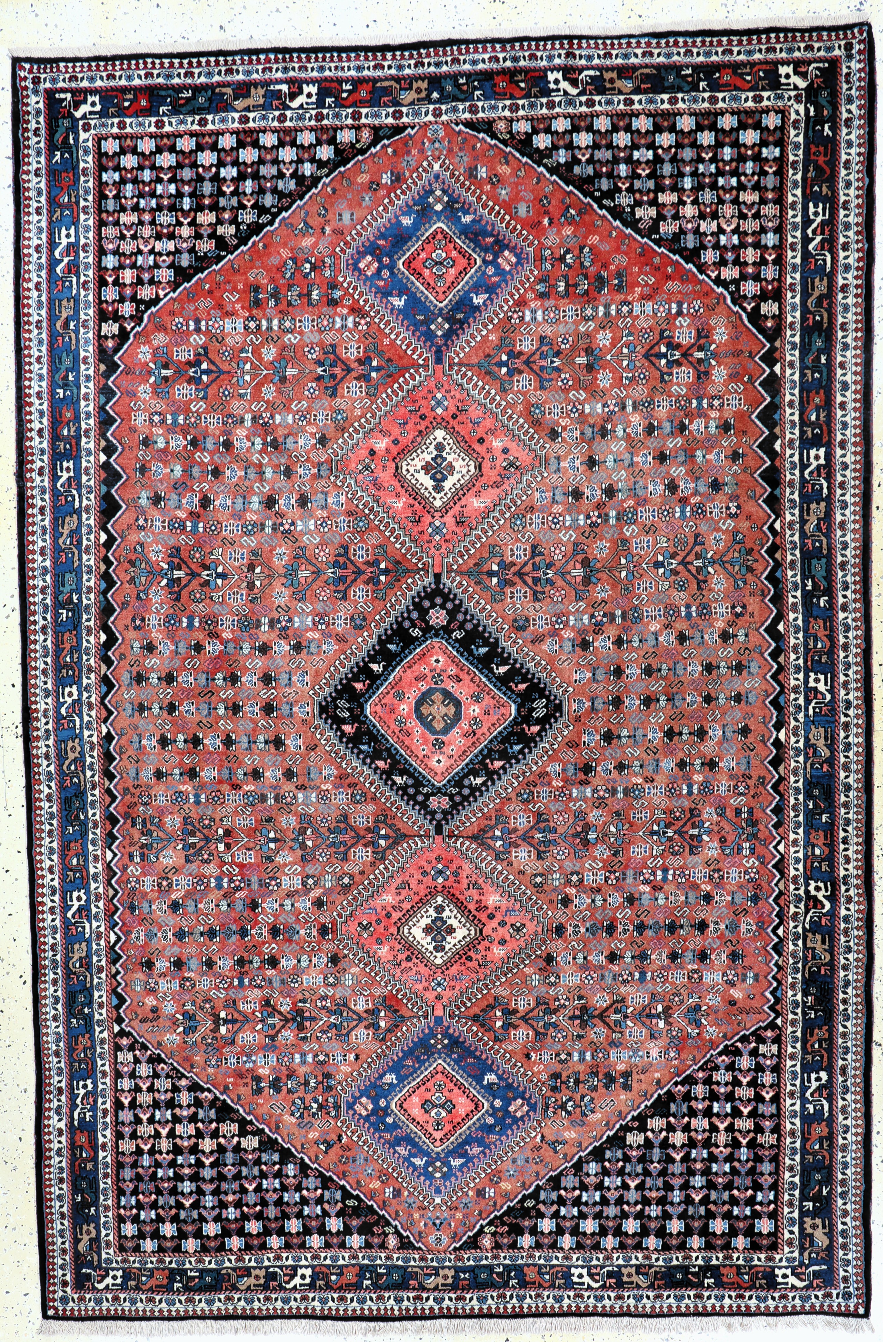 Image 27128286 - Yalameh, Persien, Ende 20.Jhd, Wolle auf Wolle, ca. 300 x 196 cm, EHZ: 1-2 ...