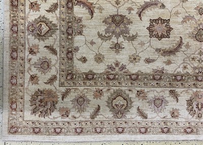 27128283b - Sigler, Pakistan, Ende 20.Jhd, Wolle auf Baumwolle, ca. 356 x 274 cm, EHZ: 1-2 ...