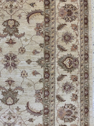27128283e - Sigler, Pakistan, Ende 20.Jhd, Wolle auf Baumwolle, ca. 356 x 274 cm, EHZ: 1-2 ...