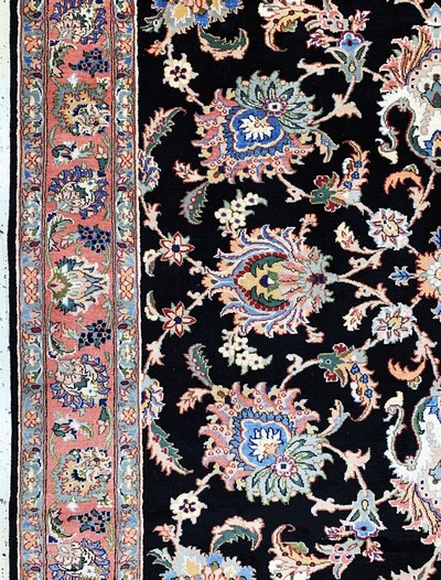 27128284c - Yazd, Persia, late 20th century, wool on cotton, approx. 305 x 207 cm, condition: 1-2. ...