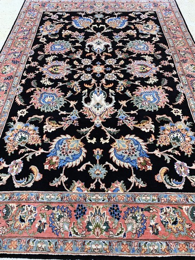 27128284g - Yazd, Persia, late 20th century, wool on cotton, approx. 305 x 207 cm, condition: 1-2. ...