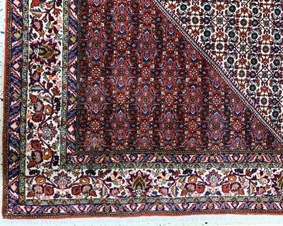 27128285b - Bidjar Kork, Persien, Ende 20.Jhd, Korkwolle auf Baumwolle, ca. 355 x 250 cm, EHZ: 1-2 ...