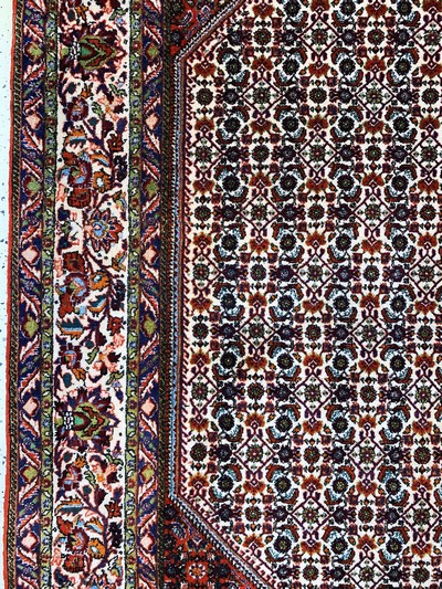 27128285c - Bidjar Kork, Persien, Ende 20.Jhd, Korkwolle auf Baumwolle, ca. 355 x 250 cm, EHZ: 1-2 ...