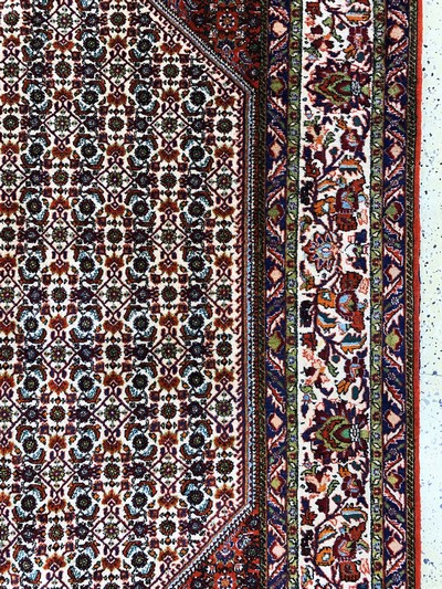 27128285e - Bidjar Kork, Persien, Ende 20.Jhd, Korkwolle auf Baumwolle, ca. 355 x 250 cm, EHZ: 1-2 ...
