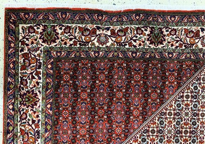 27128285g - Bidjar Kork, Persien, Ende 20.Jhd, Korkwolle auf Baumwolle, ca. 355 x 250 cm, EHZ: 1-2 ...