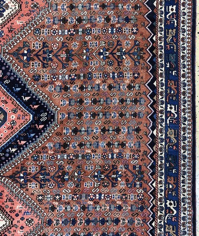 27128286d - Yalameh, Persien, Ende 20.Jhd, Wolle auf Wolle, ca. 300 x 196 cm, EHZ: 1-2 ...