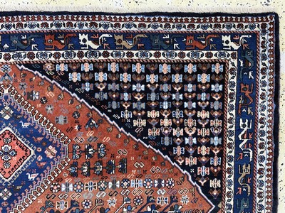 27128286e - Yalameh, Persien, Ende 20.Jhd, Wolle auf Wolle, ca. 300 x 196 cm, EHZ: 1-2 ...