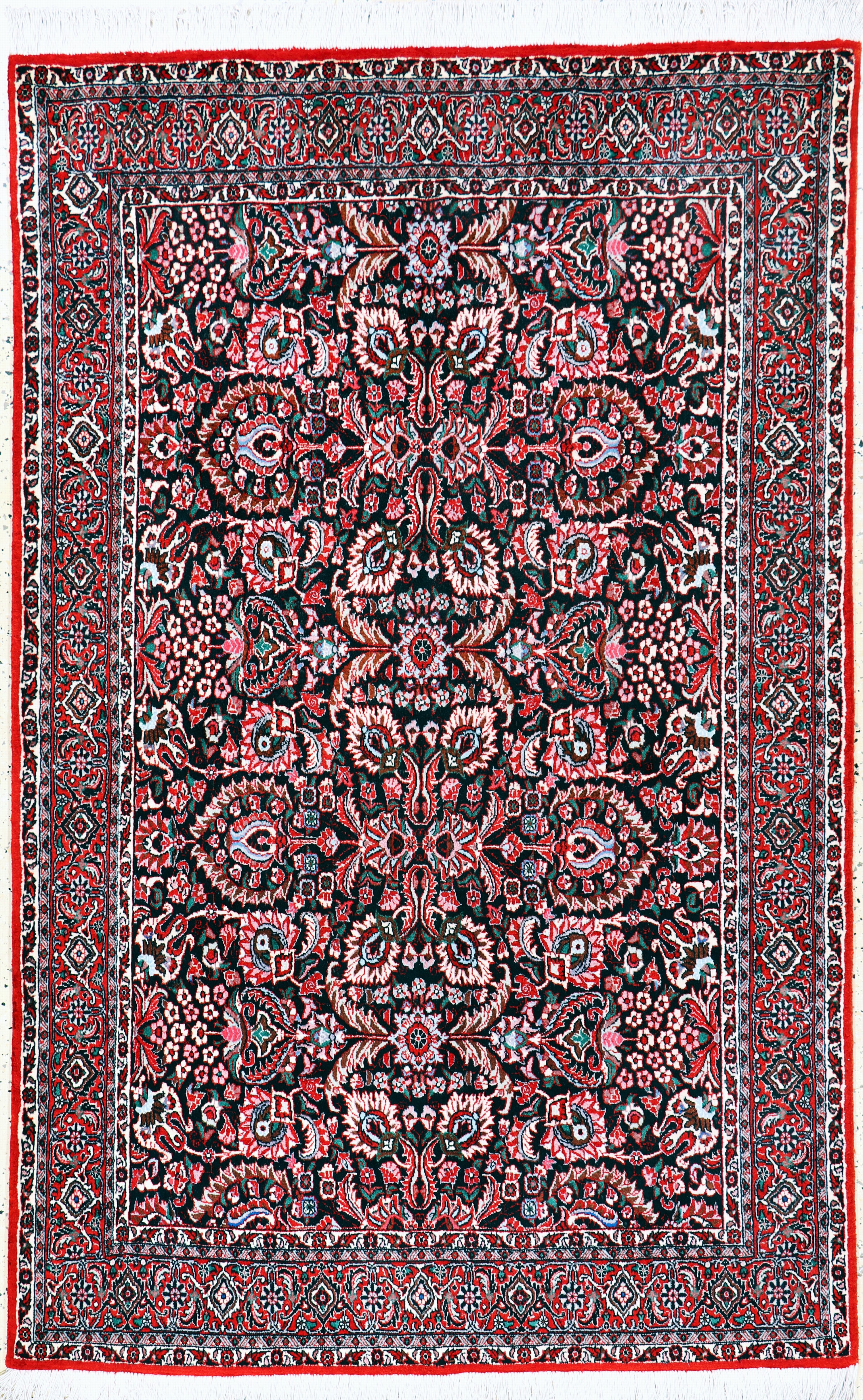 Image 27128348 - Bidjar Kork fein, Persien, Ende 20.Jhd, Korkwolle auf Baumwolle, ca. 205 x 130 cm, ...