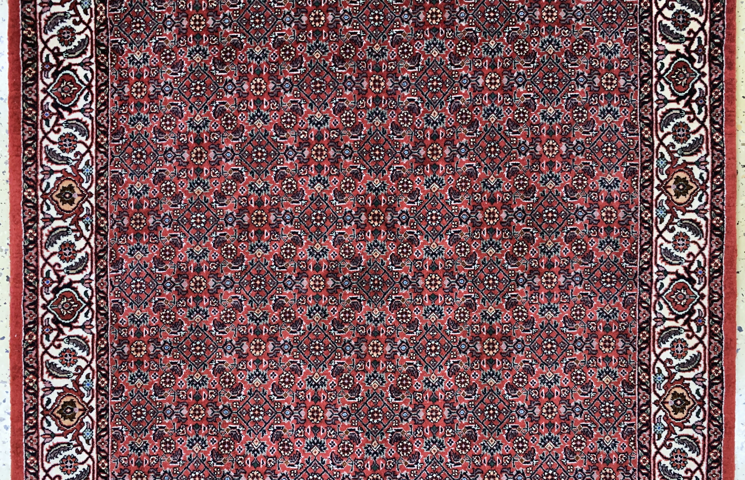 Detail b: Bidjar Kork fein, Persien, Ende 20.Jhd, Korkwolle mit Seide, ca. 186 x 110 cm, EHZ:(nahezu neuwertig)