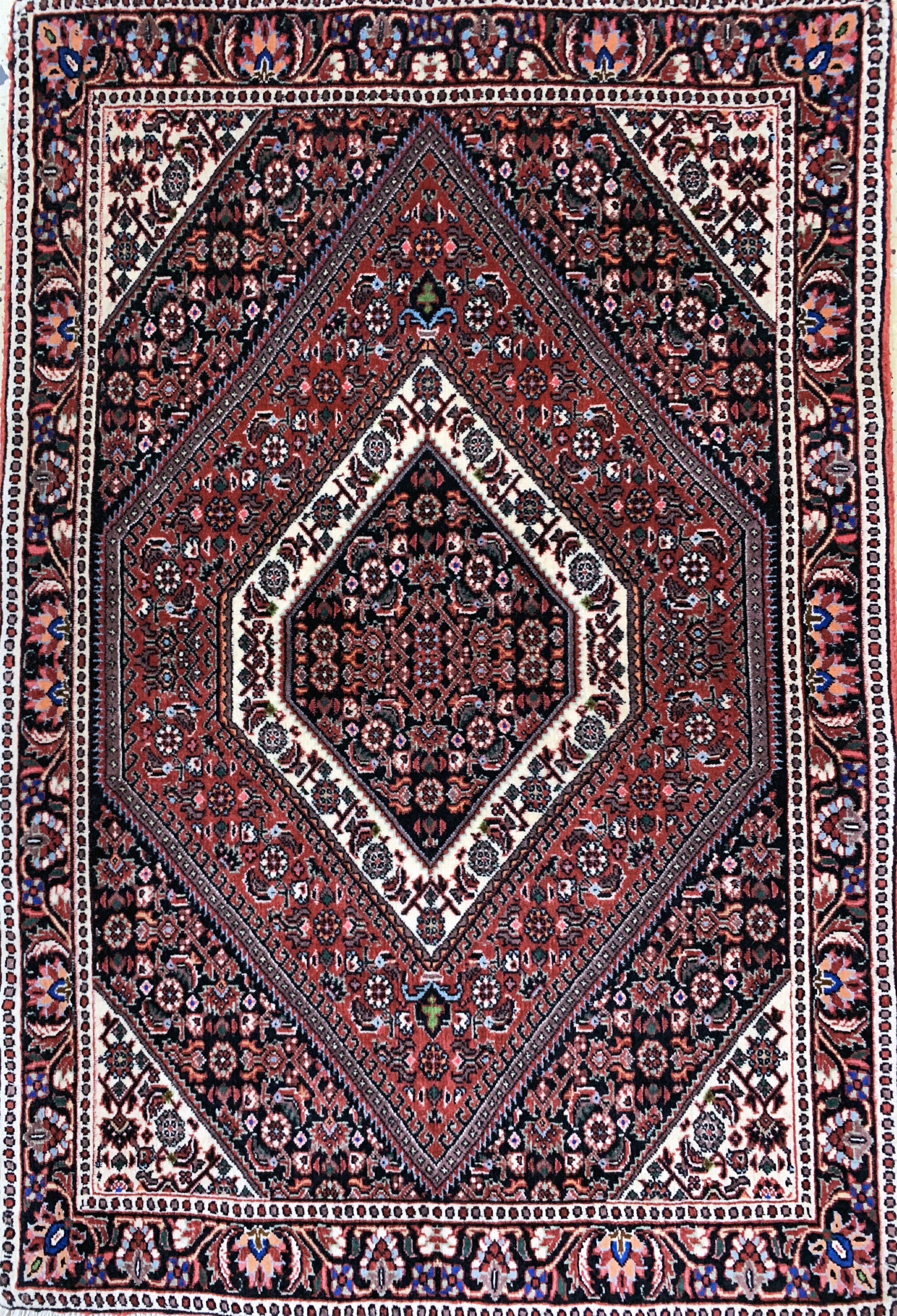Detail a: 3 Lots Bidjar fein, Persien, Ende 20.Jhd, Korkwolle auf Baumwolle, ca. 96 x 77 cm, EHZ: 1-2