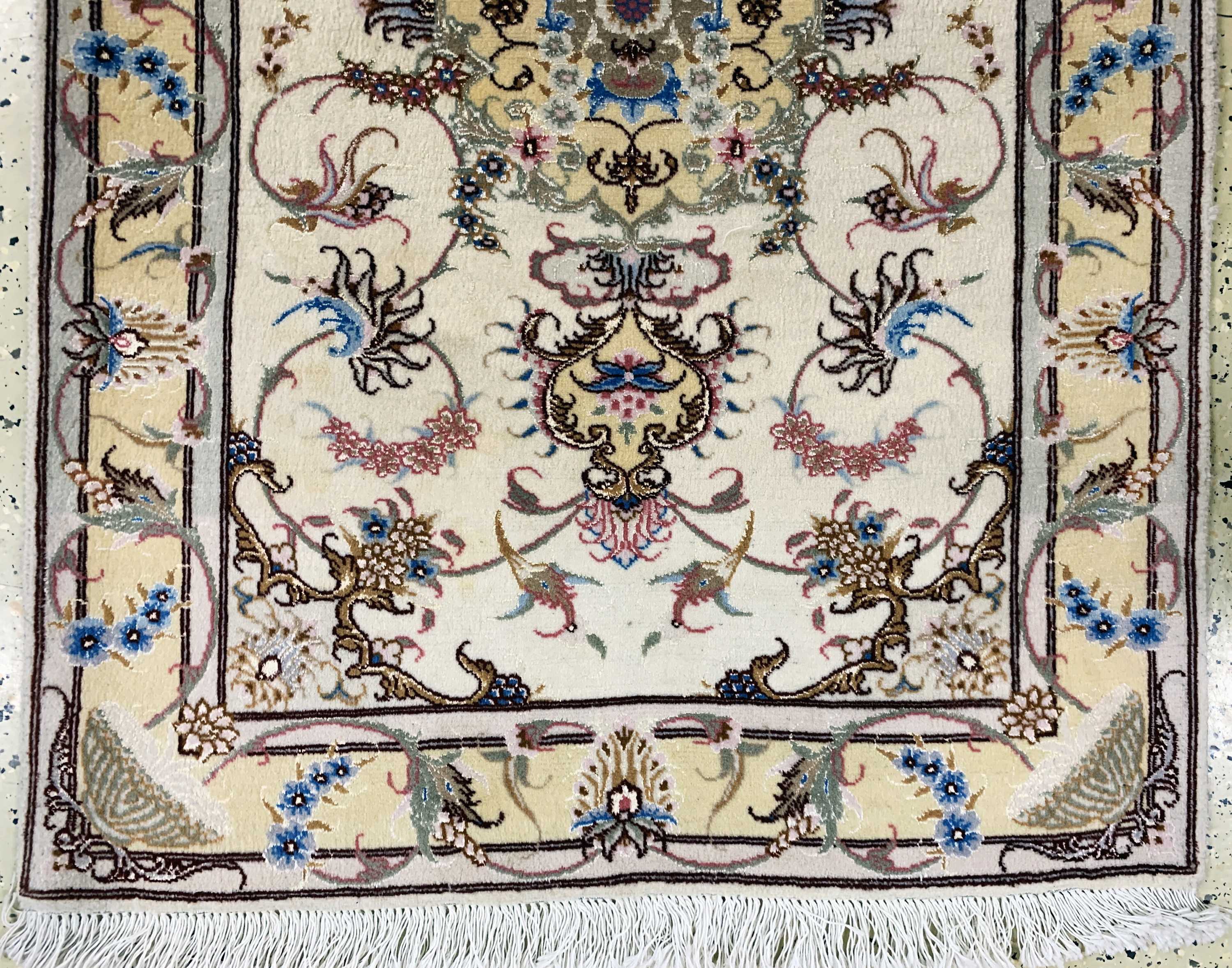 Detail b: 2 Lots Täbriz fein(50 Raj), Persien, Ende 20.Jhd, Korkwolle mit Seide, ca. 116 x 76 cm, ca. 500.000 Kn/qm, EHZ: 1-2