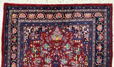 27128347a - Bidjar alt, Persien, Mitte 20.Jhd, Wolle auf Baumwolle, ca. 200 x 138 cm, EHZ: 2 ...