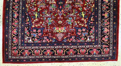 27128347c - Bidjar alt, Persien, Mitte 20.Jhd, Wolle auf Baumwolle, ca. 200 x 138 cm, EHZ: 2 ...