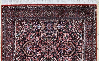 27128348a - Bidjar Kork fein, Persien, Ende 20.Jhd, Korkwolle auf Baumwolle, ca. 205 x 130 cm, ...